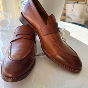 Men's Beckett Simonon Brown Leather Shoes Size 11.5